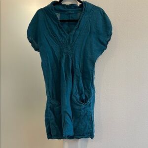 Turquoise Cap Sleeve dress from hanalei boutique